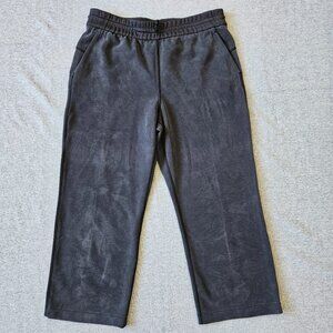 Lululemon Softstreme High-Rise Straight Leg Cropped Pants Gray Women's Size 10